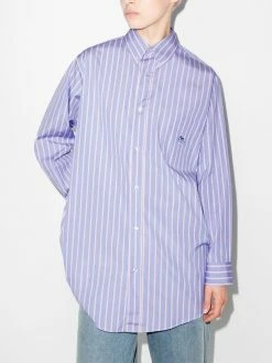 ETRO chemise oversize à fines rayures