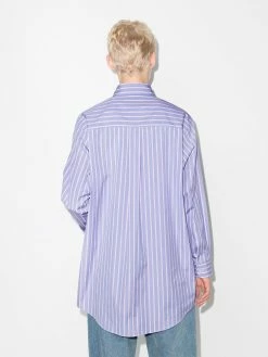 ETRO chemise oversize à fines rayures
