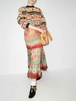 ETRO jupe longue à fleurs