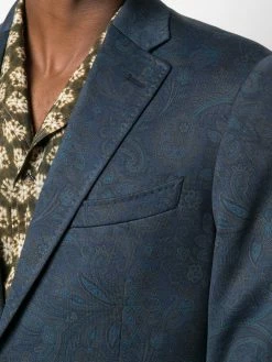 ETRO blazer à motif cachemire