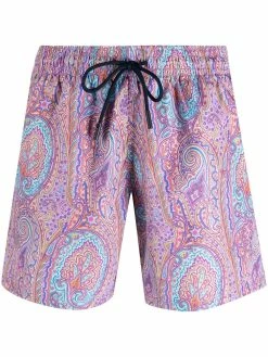 ETRO short de bain à imprimé cachemire