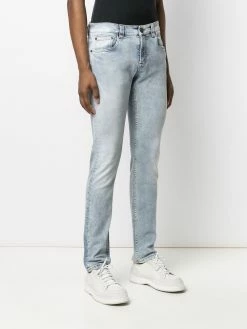 ETRO jean slim à broderies