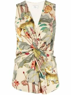 ETRO blouse à design noué