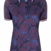 ETRO polo à motif cachemire