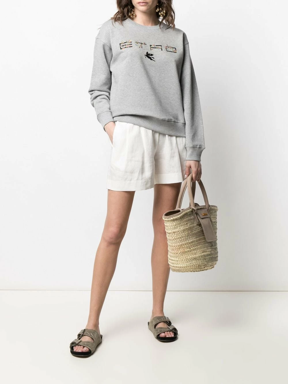 ETRO Sweat à logo imprimé Vendre sweats femme 2 ETRO sweat à logo imprimé