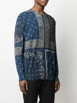 ETRO pull à imprimé cachemire