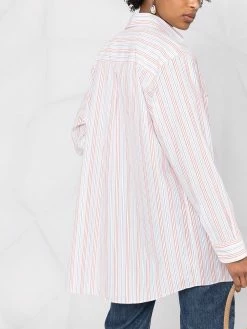 ETRO chemise rayée à broderies