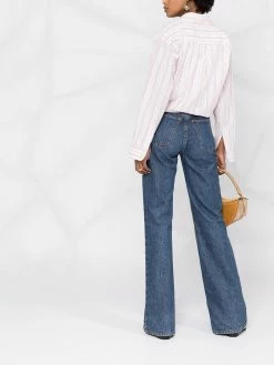 ETRO chemise rayée à broderies