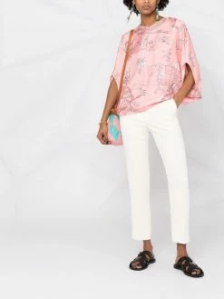 ETRO pantalon de tailleur court