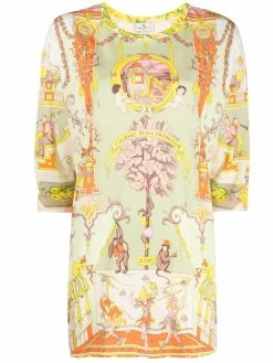 ETRO blouse à manches trois-quarts