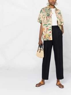 ETRO pantalon fuselé à taille haute