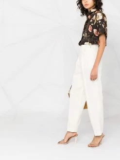 ETRO pantalon fuselé à taille haute