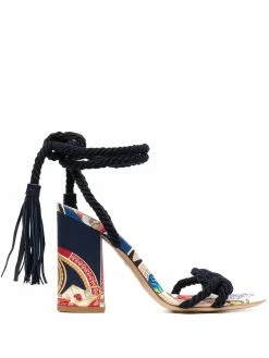 ETRO sandales à brides en corde