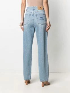 ETRO Jean droit à effet usé Qualité Excellente jeans droits femme 10 ETRO jean droit à effet usé