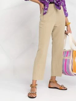 ETRO pantalon court à taille haute