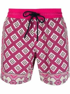 ETRO short de bain à imprimé géométrique