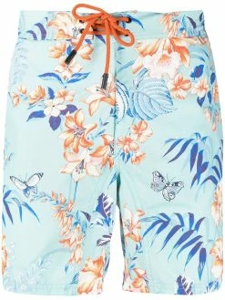ETRO short de bain à fleurs