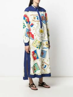 ETRO robe-chemise à imprimé graphique