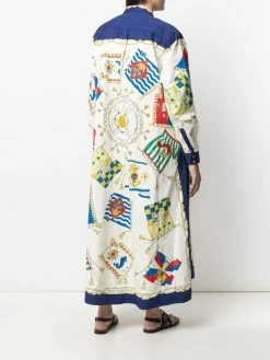 ETRO robe-chemise à imprimé graphique