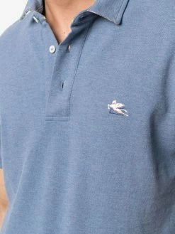 ETRO polo à logo brodé