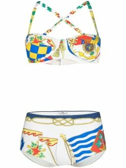 ETRO bikini à imprimé graphique