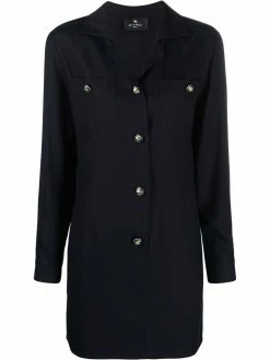 ETRO robe-chemise à boutons décoratifs