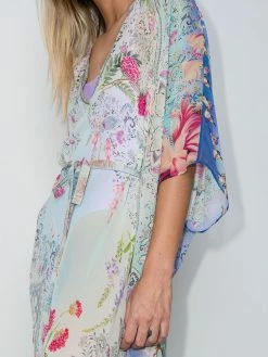 ETRO caftan Los Angeles à fleurs