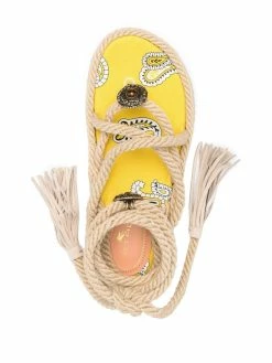 ETRO sandales à détails de cordes