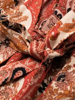 ETRO robe mi-longue à imprimé cachemire