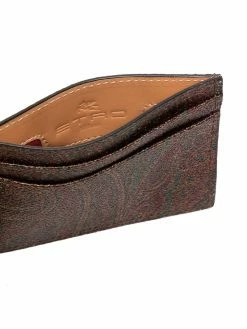ETRO porte-cartes à imprimé cachemire