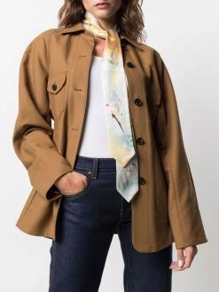 ETRO foulard fin à imprimé abstrait