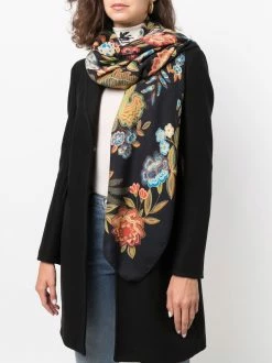 ETRO écharpe à fleurs
