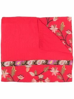 ETRO écharpe à fleurs brodées