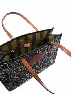 ETRO sac cabas à patch logo