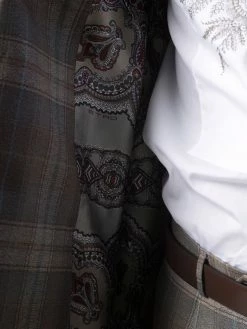 ETRO costume à carreaux