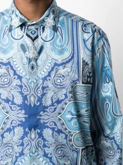 ETRO chemise à motif cachemire