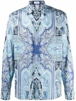 ETRO chemise à motif cachemire