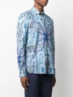 ETRO chemise à motif cachemire