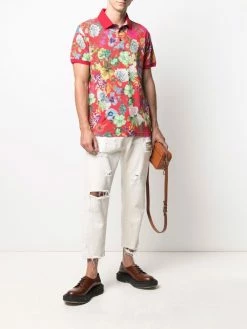 ETRO polo à fleurs