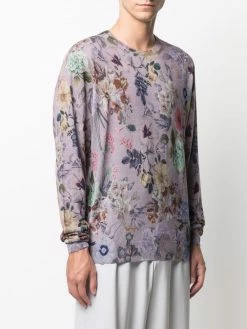 ETRO pull à fleurs