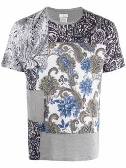 ETRO t-shirt à motif cachemire