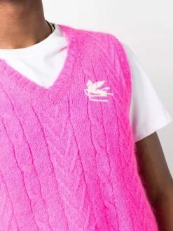 ETRO gilet Pegaso en maille