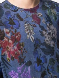 ETRO pull en cachemire à fleurs