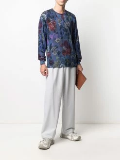 ETRO pull en cachemire à fleurs
