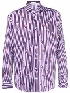 ETRO chemise à fines rayures