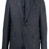 ETRO blazer rayé à fleurs