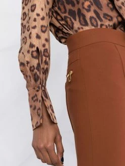 ETRO blouse à imprimé léopard