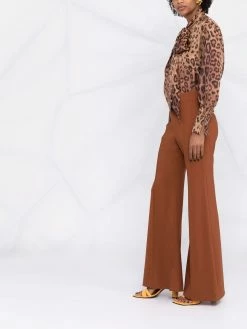 ETRO blouse à imprimé léopard