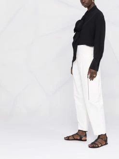 ETRO blouse drapée à col noué