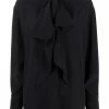 ETRO blouse drapée à col noué